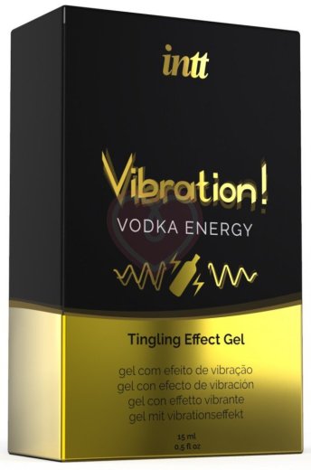 Стимулирующий гель со вкусом коктейля Intt Vibration! Vodka Energy 15 мл фото 2
