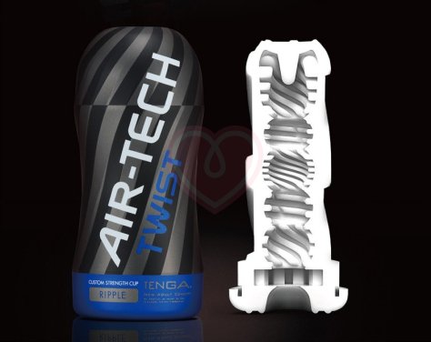 Мастурбатор Tenga Air-Tech Twist Ripple регулируемый многоразовый фото 2