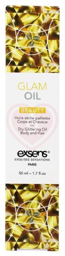 Сухое масло с блеском Exsens Glam Oil для волос и тела 50 мл фото 2