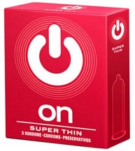 Супер тонкие презервативы On Super Thin 3 шт