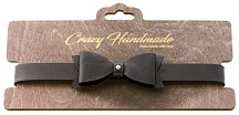 Кожаный чокер-бабочка Crazy Handmade