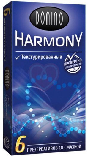 Текстурированные презервативы Domino Harmony 6 шт фото 1