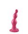 Рельефный фаллоимитатор Strap-On-Me Dildo Plug Beads размер S 12,8 см розовый фото 1