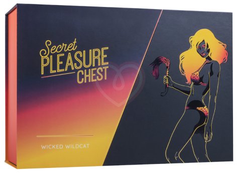 БДСМ-набор из 8 предметов Secret Pleasure Chest Wicked Wildcat леопардовый фото 2