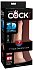 Фаллоимитатор на присоске King Cock Triple Density 18 см телесный фото 5