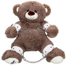 БДСМ набор Медведь бурый из 3 предметов Pecado BDSM белый