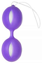 Вагинальные шарики для тренировок Кегеля Wiggle Duo Kegel Ball фиолетовые
