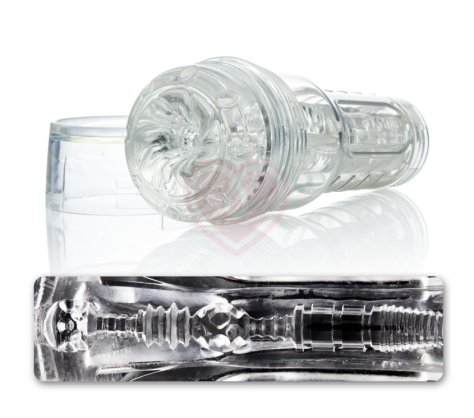 Уменьшенный мастурбатор Fleshlight GO Torque в прозрачном корпусе фото 1