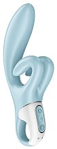 Вибратор с двойным клиторальным стимулятором Satisfyer Touch Me голубой