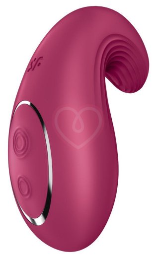 Мини-вибратор Satisfyer Dipping Delight ягодный фото 1