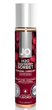Съедобный лубрикант System JO H2O Flavored Raspberry Sorbet с ароматом Малина 30 мл