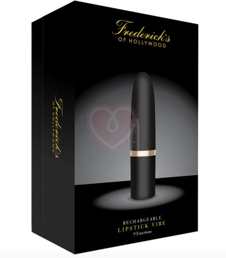 Вибратор в виде помады Fredericks Lipstick Vibe чёрный фото 3