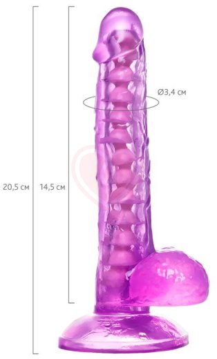Фаллоимитатор с каркасом A-Toys by Toyfa Celiam фиолетовый фото 6