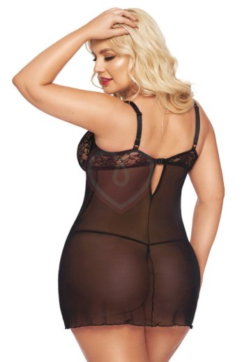 Облегающее платье и стринги SoftLine Cornelia чёрный фото 2