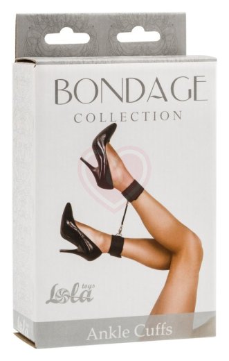 Оковы на ноги Bondage Collection Ankle Cuffs Plus Size черные фото 2