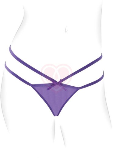 Трусики с вибропулей и пультом Cheeky Panty Thrill-Her фиолетовые фото 6