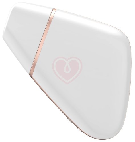 Вакуумный стимулятор с приложением Satisfyer Love Triangle белый фото 6