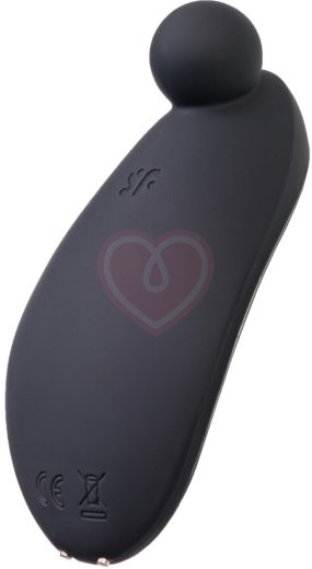 Точечный клиторальный стимулятор Satisfyer Spot On 2 чёрный фото 3