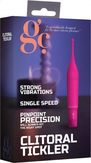 Вибратор для точечной стимуляции Clitoral Tickler розовый фото 4