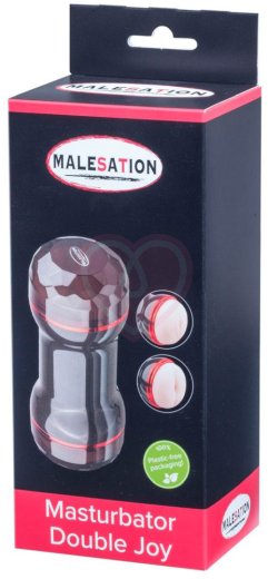 Двусторонний мастурбатор вагина и анус в корпусе Malesation Double Joy фото 2