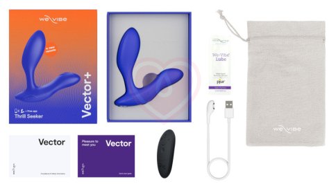 Вибростимулятор для простаты We-Vibe Vector+ синий фото 3