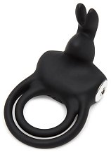 Двойное эрекционное виброкольцо Happy Rabbit Cock Ring чёрное