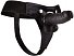 Страпон с реалистичной насадкой Ouch! Realistic Strap-On 20 см чёрный фото 1