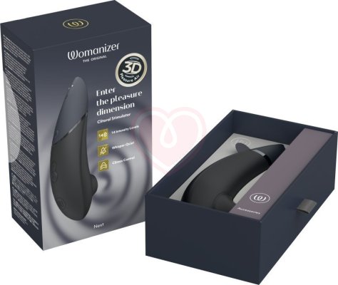 Бесконтактный клиторальный стимулятор Womanizer Next черный фото 13