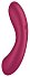 Двухсторонний вакуумный вибростимулятор Satisfyer Curvy Trinity 1 бордовый фото 4