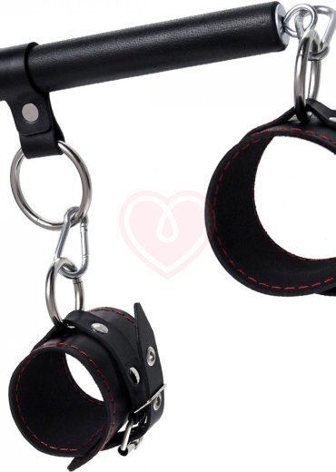 Бандажный набор с 4 точками фиксации Pecado BDSM черный фото 6