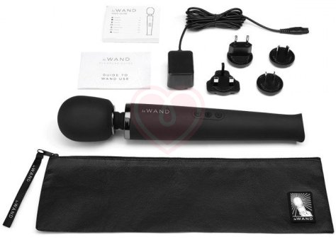 Мощный массажёр Le Wand Rechargeable чёрный фото 4