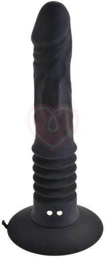 Анальный вибратор с эффектом фрикций Vibrating Ass Fucker черный фото 1