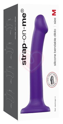 Фаллоимитатор Strap-On-Me Dildo Dual Density Semi-Realistic M 16,4 см фиолетовый фото 4