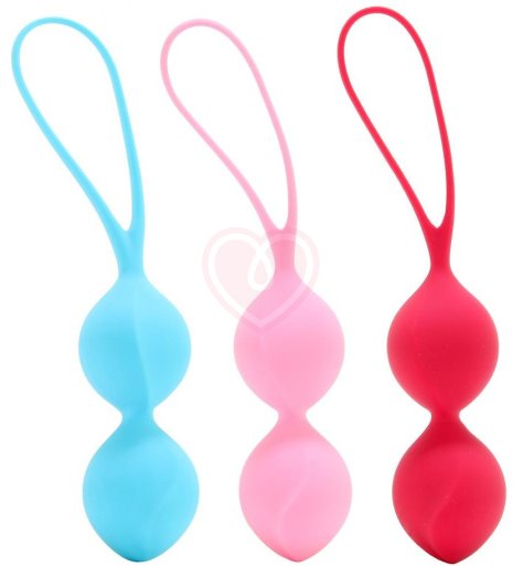 Набор из 3 двойных вагинальных шариков Satisfyer Balls фото 1