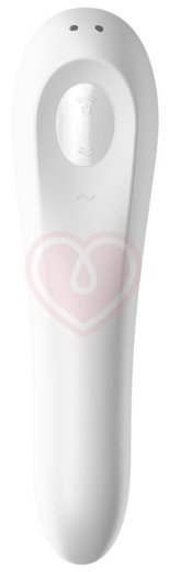 Вакуумно-волновой вибратор с приложением Satisfyer Dual Pleasure белый фото 4