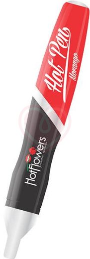 Ручка для рисования на теле Hot Pen со вкусом клубники 35 г фото 1