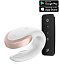 Вибратор для пар Satisfyer Double Love с пультом управления и приложением белый фото 1