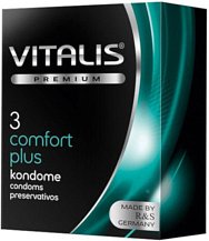 Презервативы анатомической формы Vitalis Premium Comfort Plus 3 шт