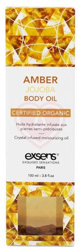 Массажное масло Exsens Amber Jojoba с янтарём и жожоба 100 мл фото 2