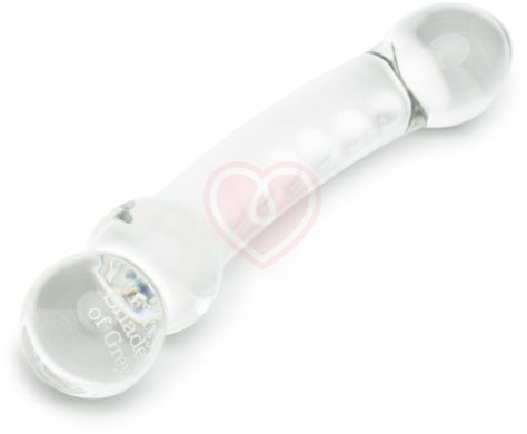 Стеклянный стимулятор '50 оттенков серого' Drive Me Crazy Glass Massage Wand фото 2