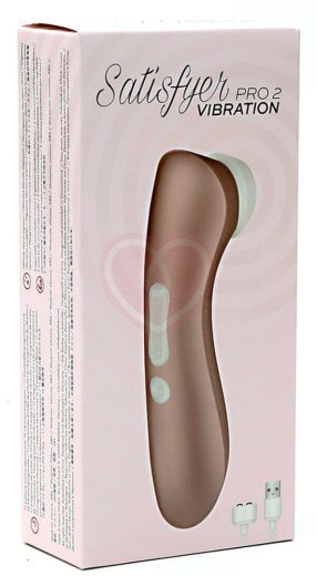 Вакуумный клиторальный стимулятор с вибрацией Satisfyer Pro 2 Vibration фото 2