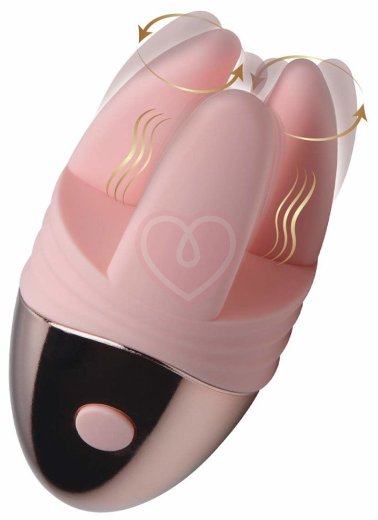 Маленький клиторальный стимулятор Vibrassage Caress Inmi розовый фото 3
