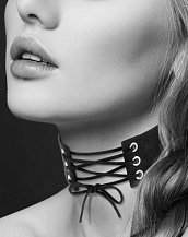 Чокер со шнуровкой Bijoux Pour Toi чёрный