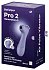 Вакуумный стимулятор с вибрацией и приложением Satisfyer Pro 2 Generation 3 сиреневый фото 2