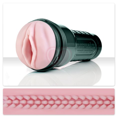 Мастурбатор вагина с вибрацией Fleshlight Vibro Pink Lady с рельефом Touch фото 1