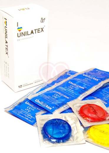 Ароматизированные презервативы Unilatex Multifrutis цветные 12 шт фото 2