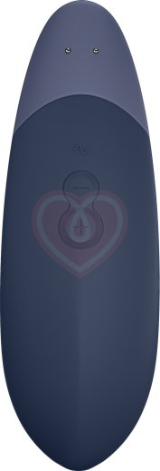 Стимулятор клитора Womanizer Vibe синий фото 10