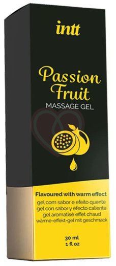 Разогревающий гель Intt Passion Fruit со вкусом маракуйи 30 мл фото 2