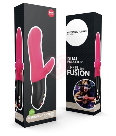 Пульсатор с вибрацией Fun Factory Bi Stronic FUSION красный фото 2