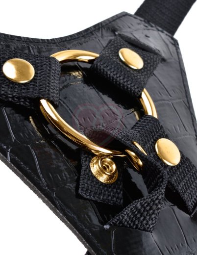 Страпон женский Pipedream Gold Designer Strap-On фото 4